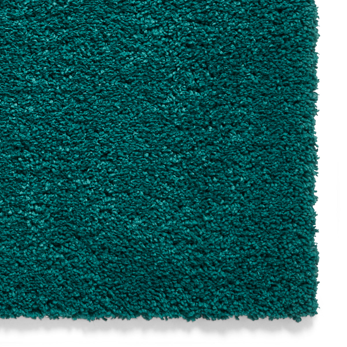 Roswell Jewel Green Stain Resistant Shaggy Rug 