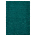 Roswell Jewel Green Stain Resistant Shaggy Rug from Roseland Furniture