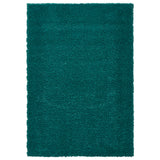 Roswell Jewel Green Stain Resistant Shaggy Rug from Roseland Furniture