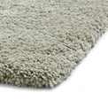 Roswell Pastel Green Stain Resistant Shaggy Rug 