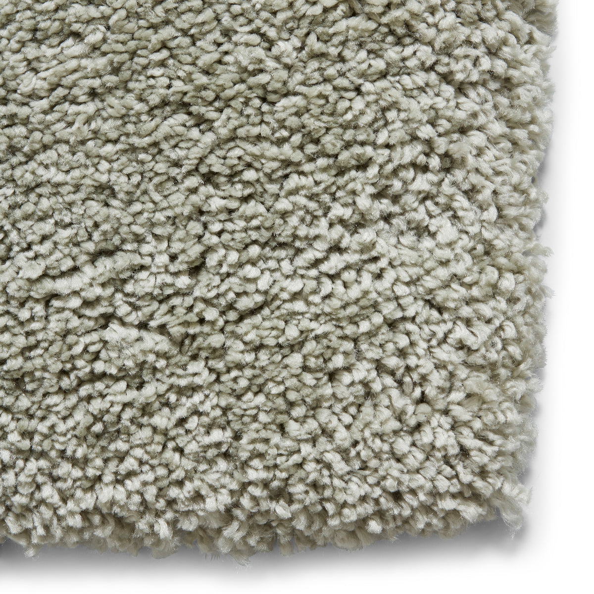 Roswell Pastel Green Stain Resistant Shaggy Rug 