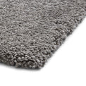 Roswell Pebble Grey Stain Resistant Shaggy Rug 