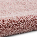 Roswell Pastel Pink Stain Resistant Shaggy Rug 