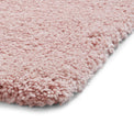 Roswell Pastel Pink Stain Resistant Shaggy Rug 