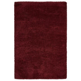 Roswell Ruby Red Stain Resistant Shaggy Rug from Roseland Furniture