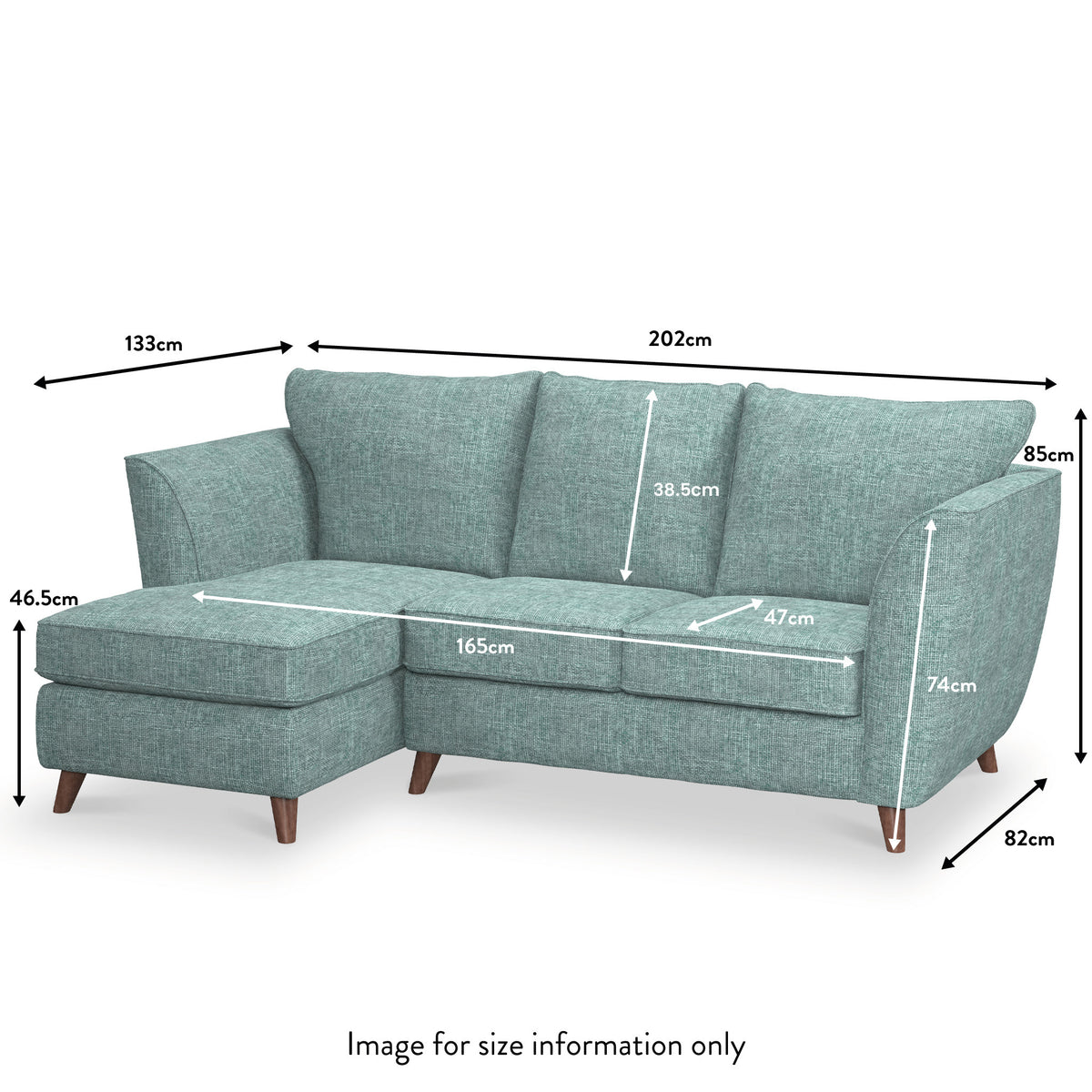 Tamsin Chaise dimensions