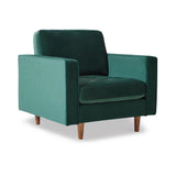 Skye Armchair Bottle Green from Roseland Furniture