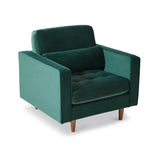 Skye Armchair Bottle Green from Roseland Furniture