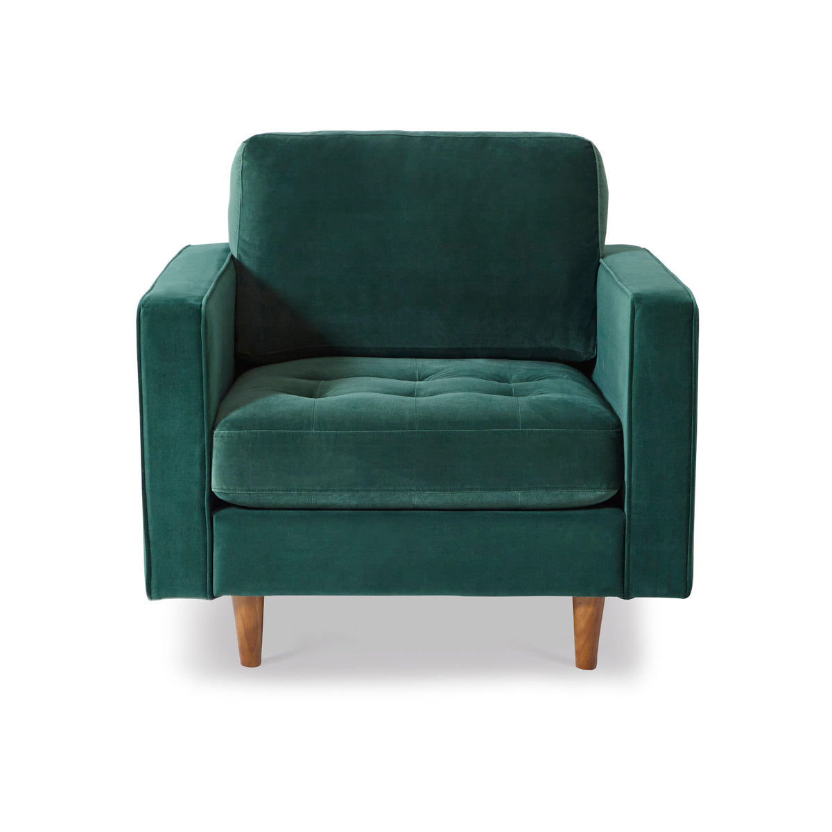 Skye Armchair Bottle Green from Roseland Furniture