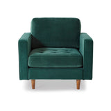 Skye Armchair Bottle Green from Roseland Furniture