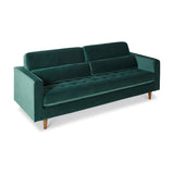 Skye 4 Seat Sofa Bottle Green from Roseland Furniture