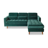 Skye Chaise Bottle Green from Roseland Furniture