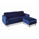 Skye Chaise Midnight Blue from Roseland Furniture
