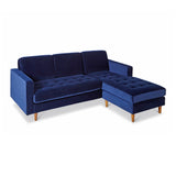 Skye Chaise Midnight Blue from Roseland Furniture
