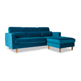 Skye Chaise Teal from Roseland Furniture