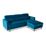 Skye Chaise Teal from Roseland Furniture