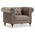Stanhope Mink Velvet Armchair from Roseland Furniture