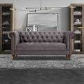 Stanhope Steel Velvet 2 Seater Sofa from Roseland Furniture