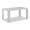 Jackson White Gloss 150cm Rectangular Dining Table from Roseland Furniture