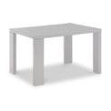 Jackson White Gloss 120cm Rectangular Dining Table from Roseland Furniture