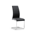 Jackson Black Faux Leather Dining Chair from Roseland Furniture
