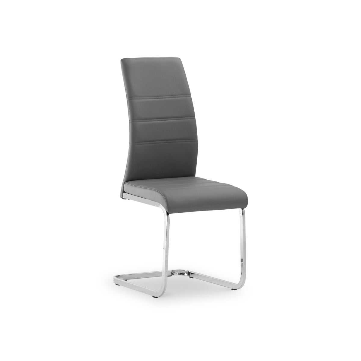 Jackson Grey Faux Leather Dining Chair from Roseland Furniture