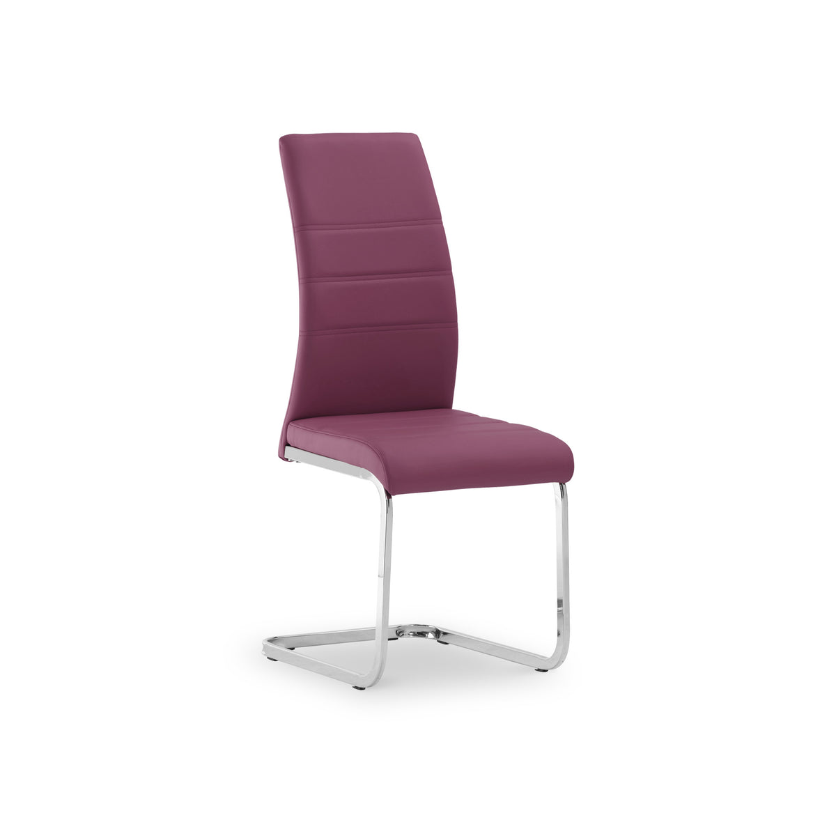 Jackson Purple Faux Leather Dining Chair from Roseland Furniture