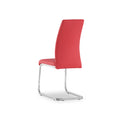 Jackson Red Faux Leather Dining Chair from Roseland Furniture
