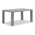Jackson Grey Gloss 150cm Rectangular Dining Table from Roseland Furniture
