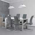 Jackson Grey Gloss 150cm Rectangular Dining Table for dining room