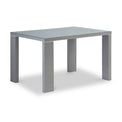 Jackson Grey Gloss 120cm Rectangular Dining Table from Roseland Furniture