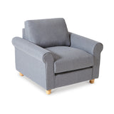 Soho Feather Armchair Grey from Roseland Furniture