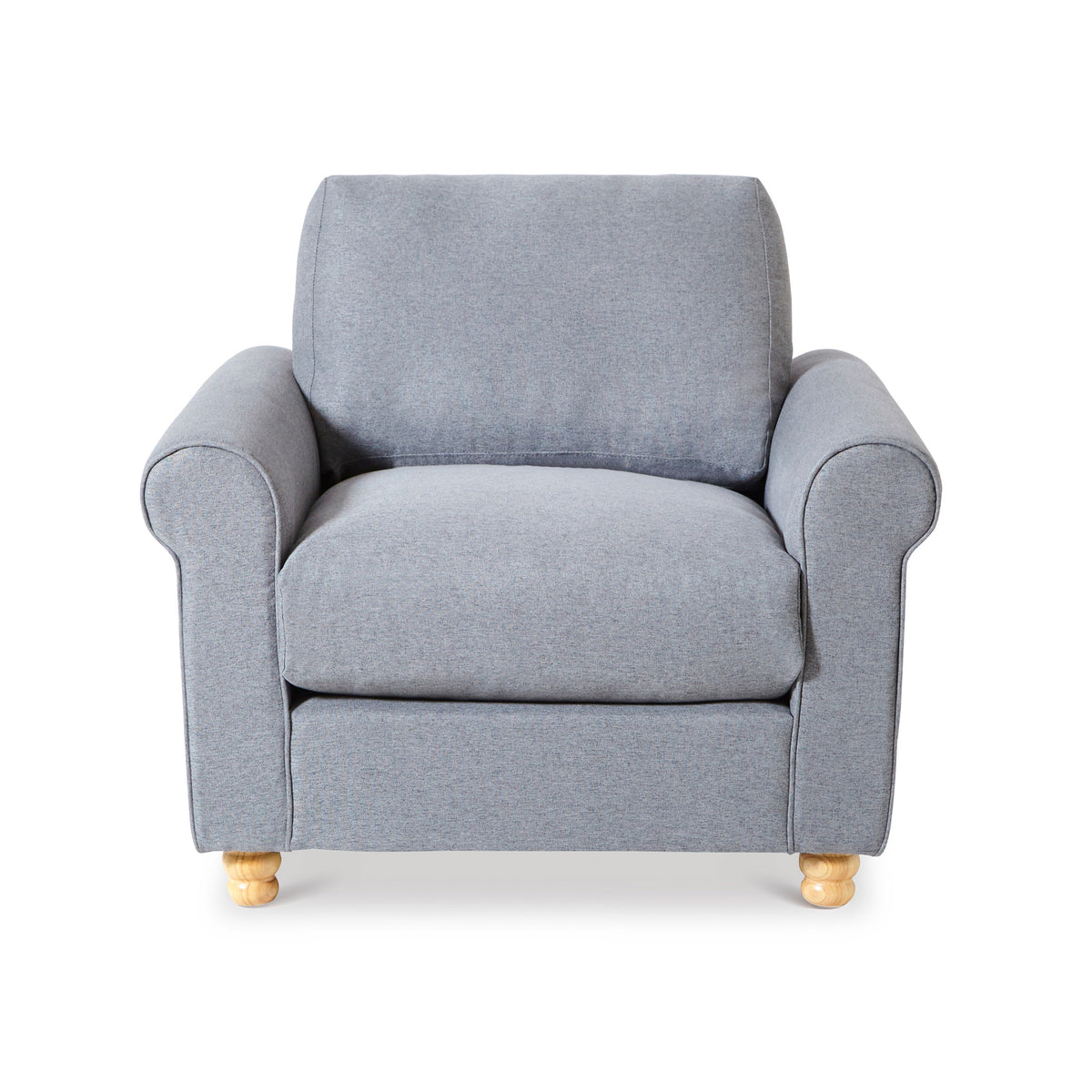 Soho Feather Armchair Grey from Roseland Furniture