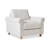 Soho Feather Armchair Natural from Roseland Furniture