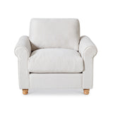 Soho Feather Armchair Natural from Roseland Furniture
