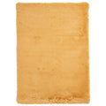 Dorset Mustard Hand Tufted Super Teddy Rug from Roseland Furniture