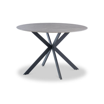 Perry Grey 120cm Sintered Stone Round Dining Table