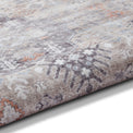 Lincoln Beige Distressed Medallion Rug 