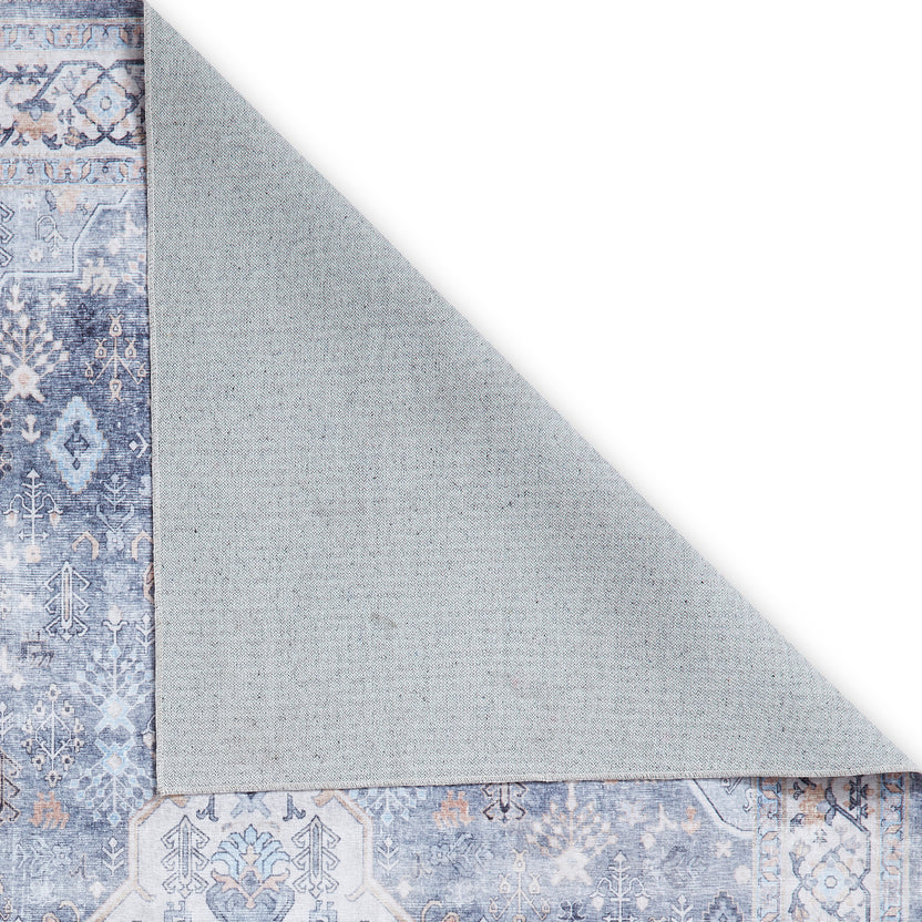 Lincoln Distressed Traditional Medallion Rectangular Rug for Living ...