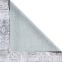 Lincoln Grey Distressed Medallion Rug