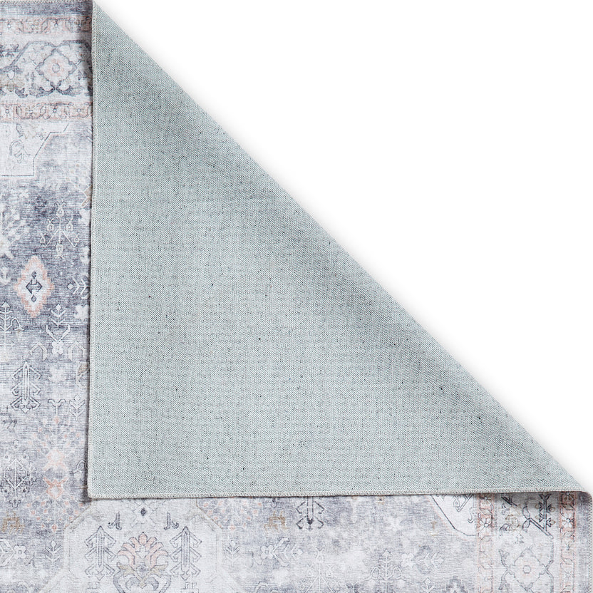 Lincoln Distressed Traditional Medallion Rectangular Rug for Living ...