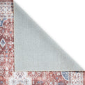 Lincoln Red Distressed Medallion Rug
