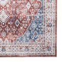 Lincoln Red Distressed Medallion Rug