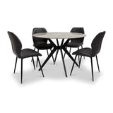 Chelsea-grey-stone-round-dining-table from Roseland Furniture