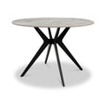 Chelsea-grey-stone-round-dining-table from Roseland Furniture