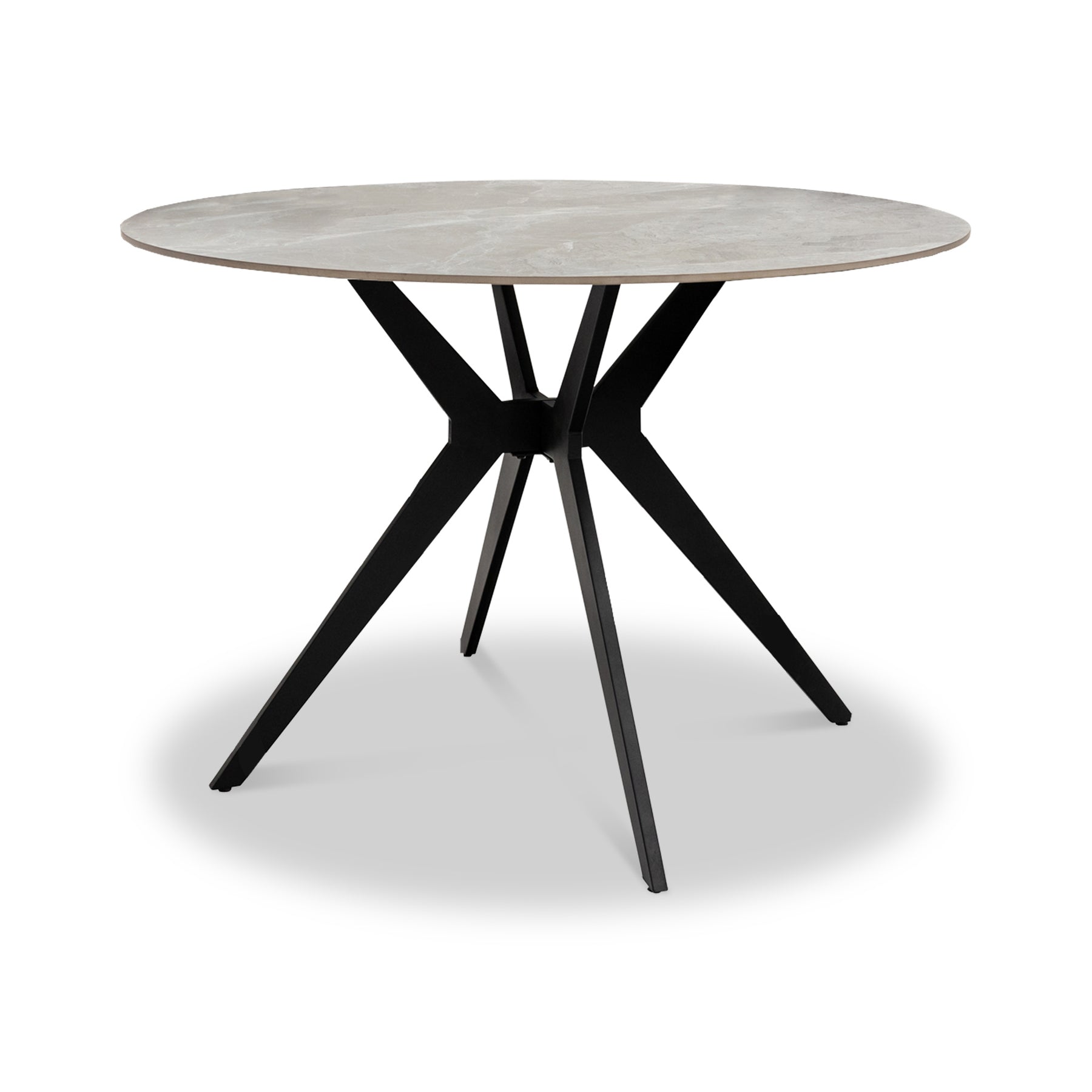 Chelsea-grey-stone-round-dining-table from Roseland Furniture