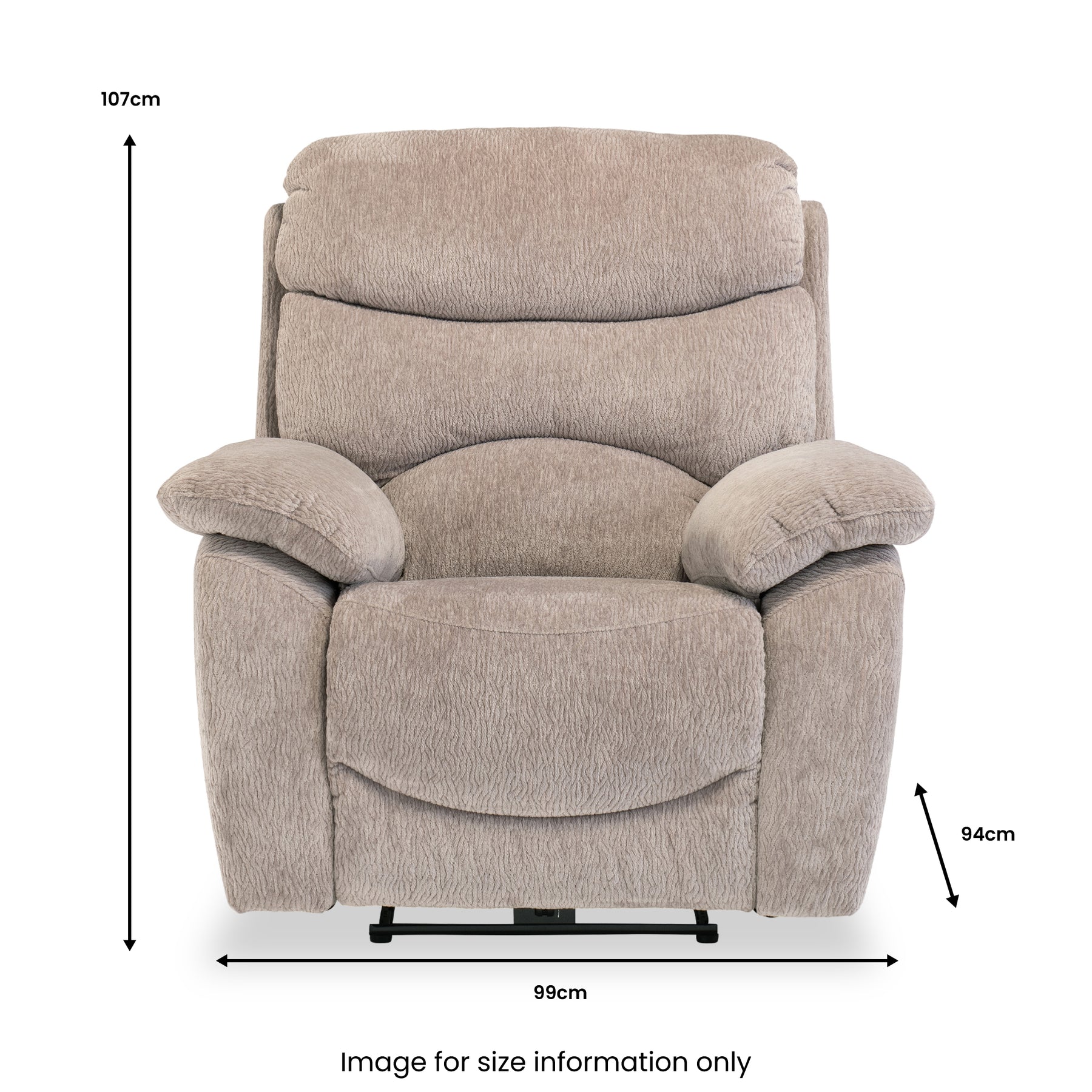 Eivor-Electric-Recliner-Armchair-Mink from Roseland Furniture