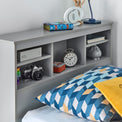 Knowle Grey Guest Bed with Trundle