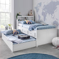 Knowle White Guest Bed with Trundle from Roseland Furniture