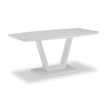 Marco White Gloss 160cm Rectangular Dining Table